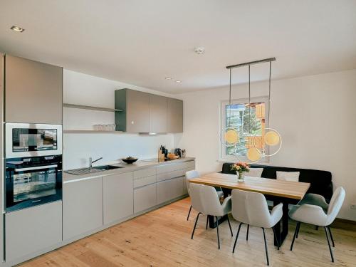 Kuchyň nebo kuchyňský kout v ubytování ZILLER DELIGHT - AlpenLuxus Collection