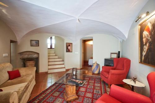 Posezení v ubytování Casa Jacaranda