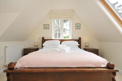 Postel nebo postele na pokoji v ubytování Bodare 8