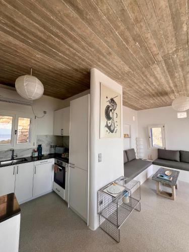 Η κουζίνα ή μικρή κουζίνα στο Villa Petra