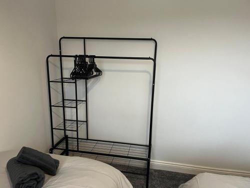 Katil atau katil-katil dalam bilik di Modern flat-apartment in Marton