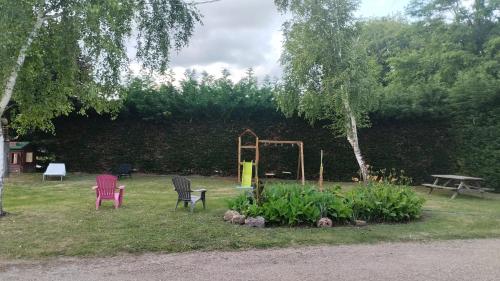 Zahrada ubytování Maison N 1 du Bas Coudreau