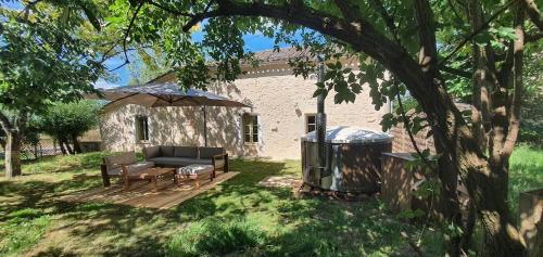 Maison de campagne avec bain nordique