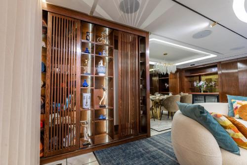 Posezení v ubytování شقة فاخرة - Luxury apartment