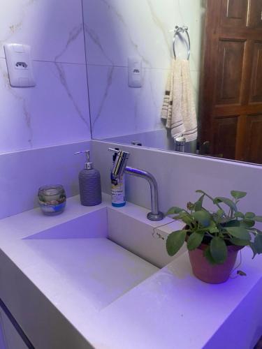 Ένα μπάνιο στο Casa aconchego - Centro próximo ao São João