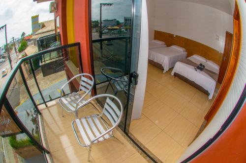 Katil atau katil-katil dalam bilik di Hotel Engenho