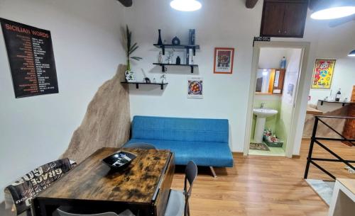 Χώρος καθιστικού στο Roccaforte House - Palermo