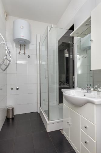 Et badeværelse på Centar Split Apartments Manuš