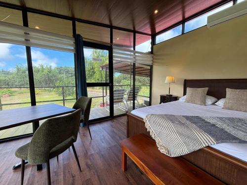Postel nebo postele na pokoji v ubytování Quinta DCristhi Lodge