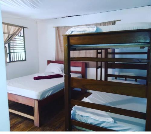 Postel nebo postele na pokoji v ubytování Baobao Hostel Palomino