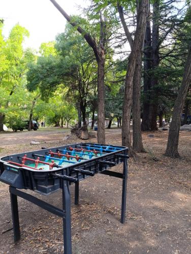 Stolní tenis v ubytování Refugio la Cruz nebo okolí