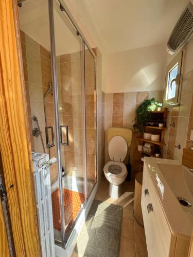 A bathroom at Casa Jolanda