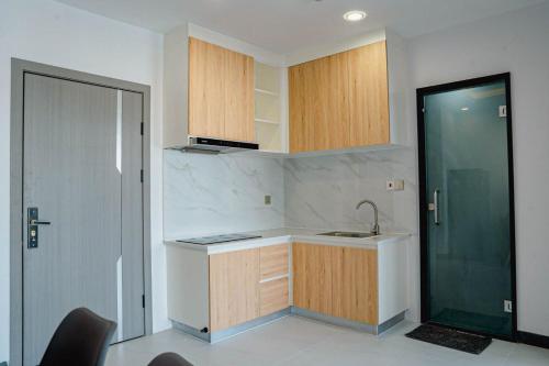 Dapur atau dapur kecil di Queston residence