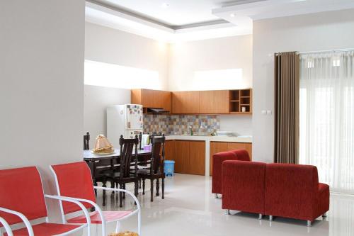 Χώρος καθιστικού στο House Of Dahlia