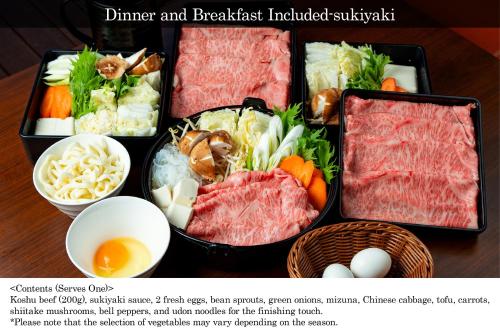 ヴィラの敷地内または近くでの食事または食べ物