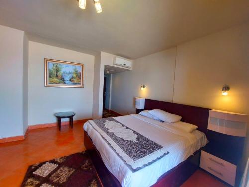 アインソフナにあるدوبلكسの部屋の中に大きなベッドがある寝室