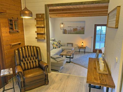 Χώρος καθιστικού στο Beach-House-mit-eingez-Garten-direkt-am-Hundestrand