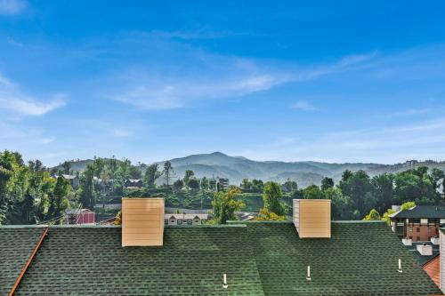 a view from the roof of a house at Trendy 2 BDR Condo with Pool & Hot Tub Near Downtown in Gatlinburg