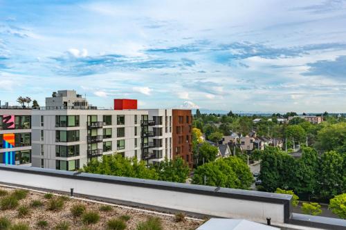 a view from the roof of a building at Central District Apartment- King Size Bed in Seattle