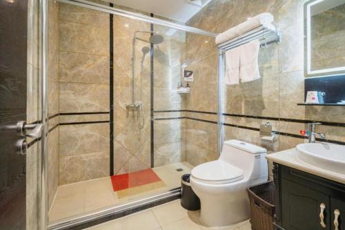 Koupelna v ubytování PAI Hotels Shijiazhuang Zhengding Gucheng