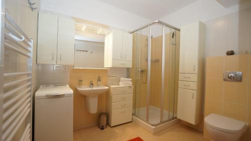 Vonios kambarys apgyvendinimo įstaigoje Vila Olympia - Apartmán Olympia 3