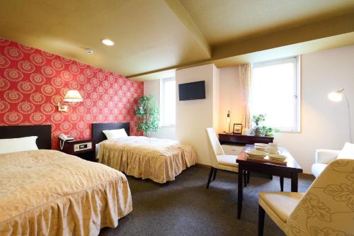 Una cama o camas en una habitación de Hotel Sho Sapporo - Vacation STAY 61187v