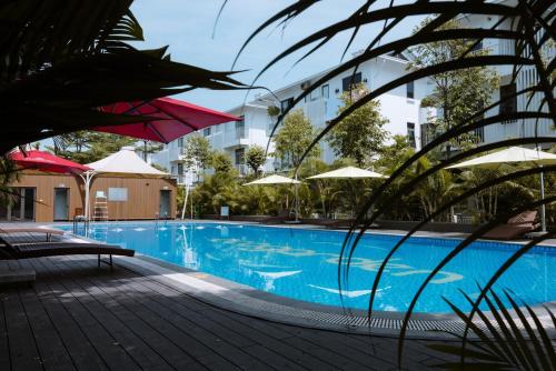 Bazén v ubytování Maison Villa Hue 4PN nebo v jeho okolí