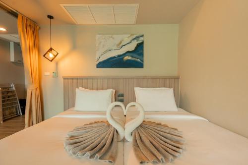 Katil atau katil-katil dalam bilik di Breathtaking Sea & Mountain View Private Pool