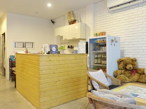Kuchyň nebo kuchyňský kout v ubytování PanPan Hostel