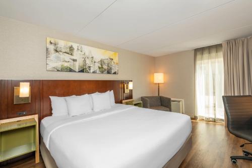 Ένα ή περισσότερα κρεβάτια σε δωμάτιο στο Comfort Inn