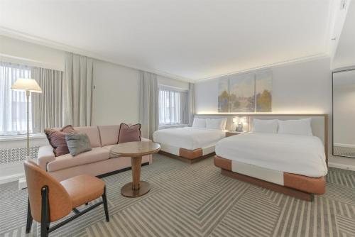 Posezení v ubytování Capital Hilton