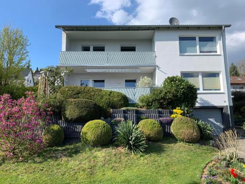 Κήπος έξω από το Ferienwohnung Weitblick
