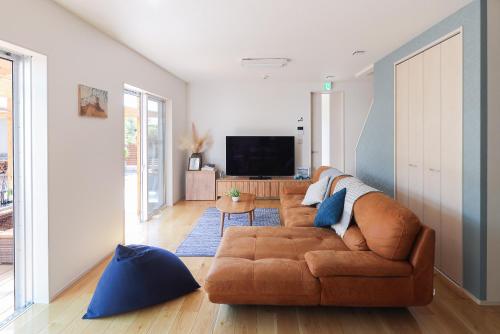 TV a/nebo společenská místnost v ubytování Angler’s Resort Awajishima