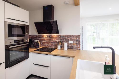 Dapur atau dapur kecil di L'ecrin de soligny