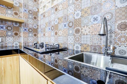 Η κουζίνα ή μικρή κουζίνα στο Ava Guesthouse #4 - Budget and Simple Room