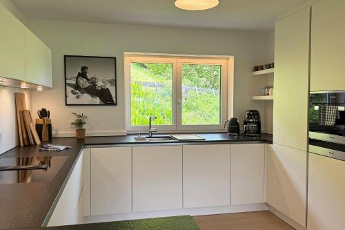 Dapur atau dapur kecil di Klopfer Haus Oberstdorf