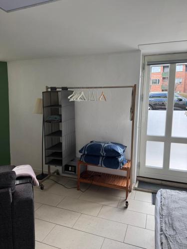 Postel nebo postele na pokoji v ubytování Hellerup huset