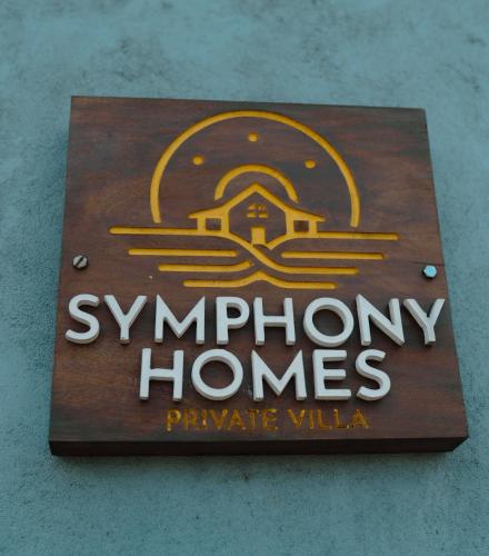 a sign for a symphony homes at Family-friendly Private Villa with Mountain Views near Kandy in Katugastota