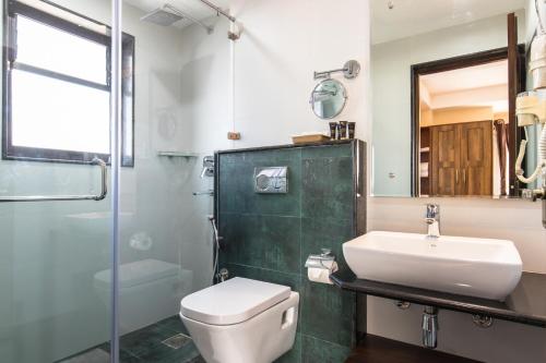 Koupelna v ubytování Hotel Kutumba
