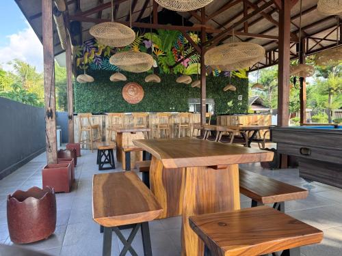 Restaurace v ubytování Jungle Gili Air