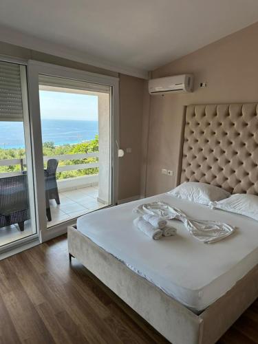 Llit o llits en una habitació de Olives Residence