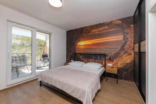 Postel nebo postele na pokoji v ubytování Villa Lazy Day Oasis