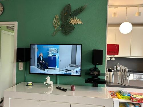 TV/trung tâm giải trí tại App 624 Panoramic Hohegeiß Terrassenhaus