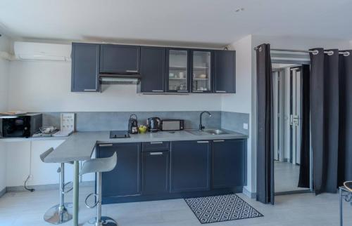 Le Mimosas - Studio Cannes centre - Vue mer Terrasse WIFI climatisation