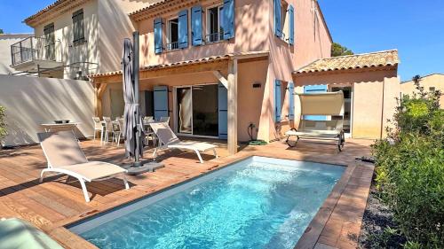 Villa récente avec 4 chambres et piscine privée, proche plage - Casa di Mare Sainte-Maxime