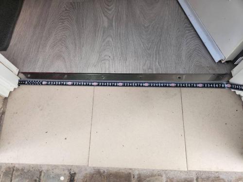 a room with a floor with tiles on it at En Madrid, amplio, especial grupos o familias in Leganés