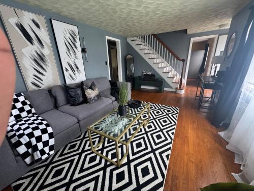 Χώρος καθιστικού στο Cozy Home