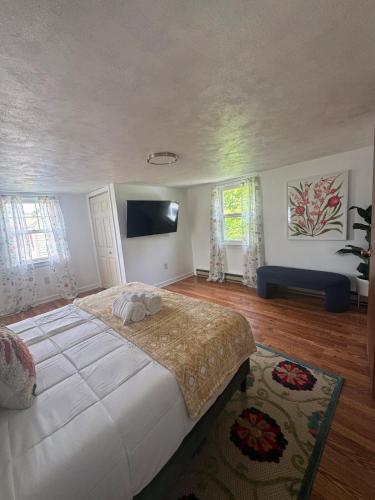 Ένα ή περισσότερα κρεβάτια σε δωμάτιο στο Cozy Home
