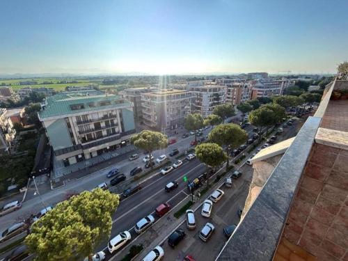 Nespecifikovaný výhled na destinaci Foggia nebo výhled na město při pohledu z apartmánu