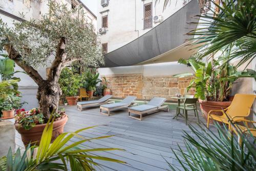 Гостиная зона в Apartments Porta di Castro
